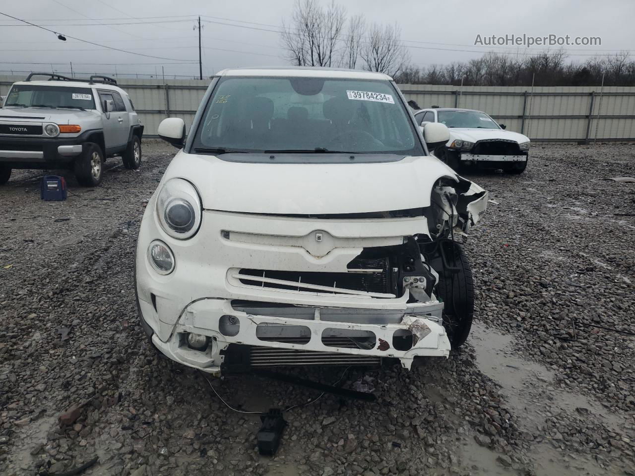 2014 Fiat 500l Trekking Белый vin: ZFBCFADH3EZ012926