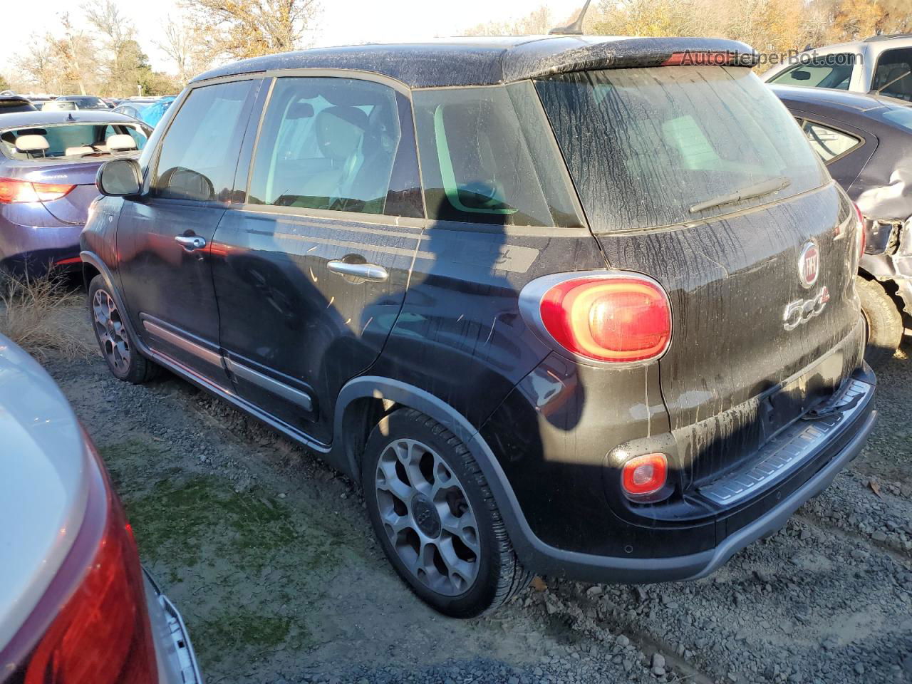 2014 Fiat 500l Trekking Black vin: ZFBCFADH3EZ013462