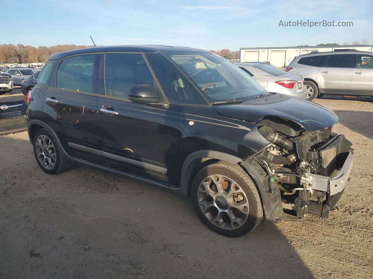 2014 Fiat 500l Trekking Black vin: ZFBCFADH3EZ013462