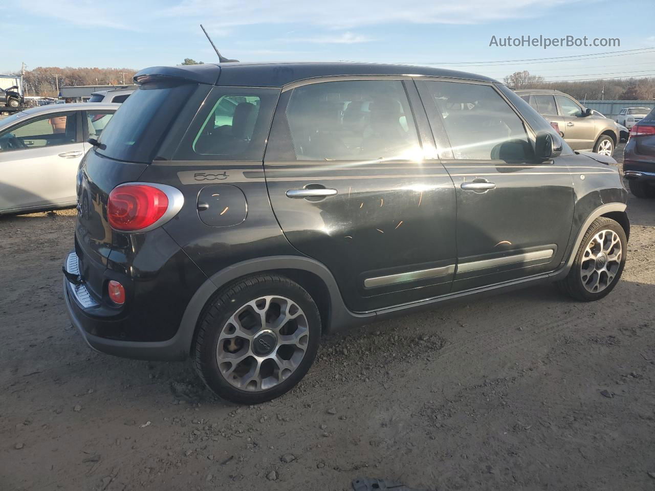 2014 Fiat 500l Trekking Black vin: ZFBCFADH3EZ013462