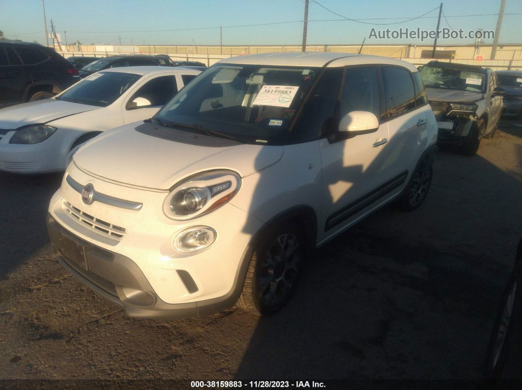 2014 Fiat 500l Trekking White vin: ZFBCFADH3EZ016300