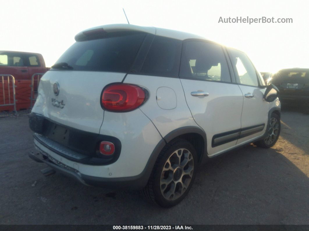 2014 Fiat 500l Trekking White vin: ZFBCFADH3EZ016300