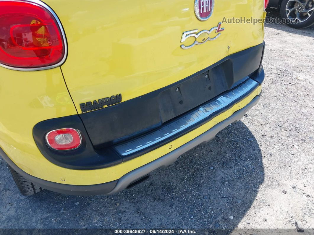 2014 Fiat 500l Trekking Yellow vin: ZFBCFADH3EZ016944