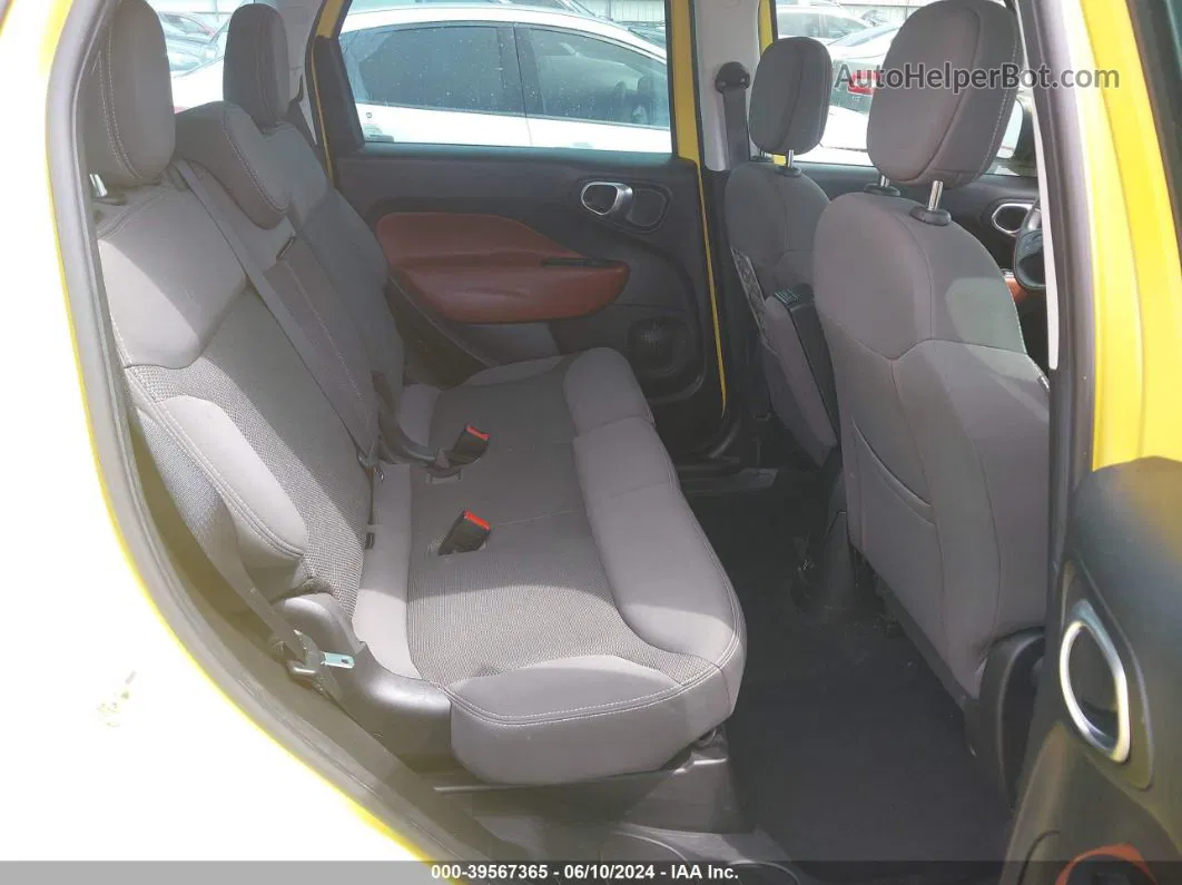 2014 Fiat 500l Trekking Yellow vin: ZFBCFADH4EZ004799