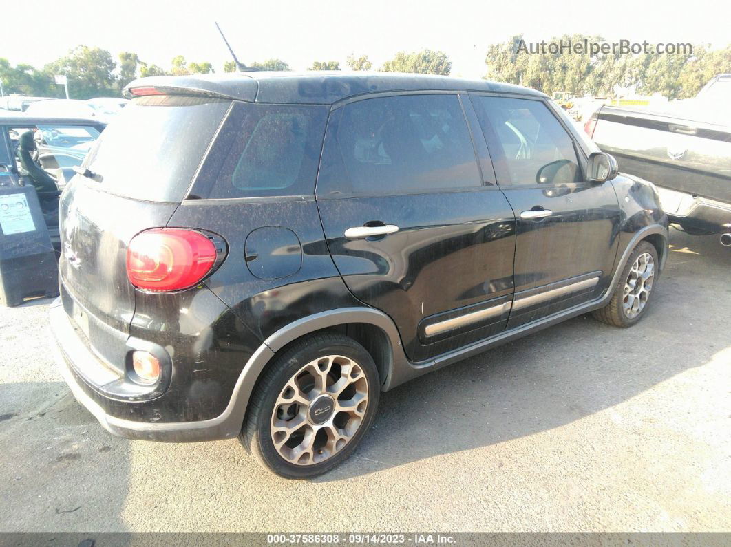 2014 Fiat 500l Trekking Black vin: ZFBCFADH4EZ008691