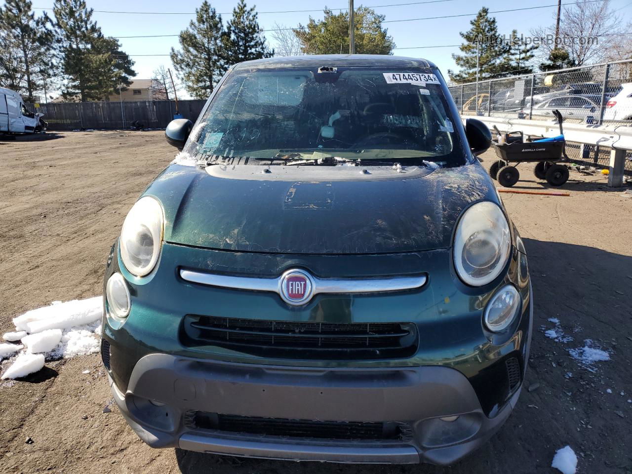 2014 Fiat 500l Trekking Green vin: ZFBCFADH4EZ009016