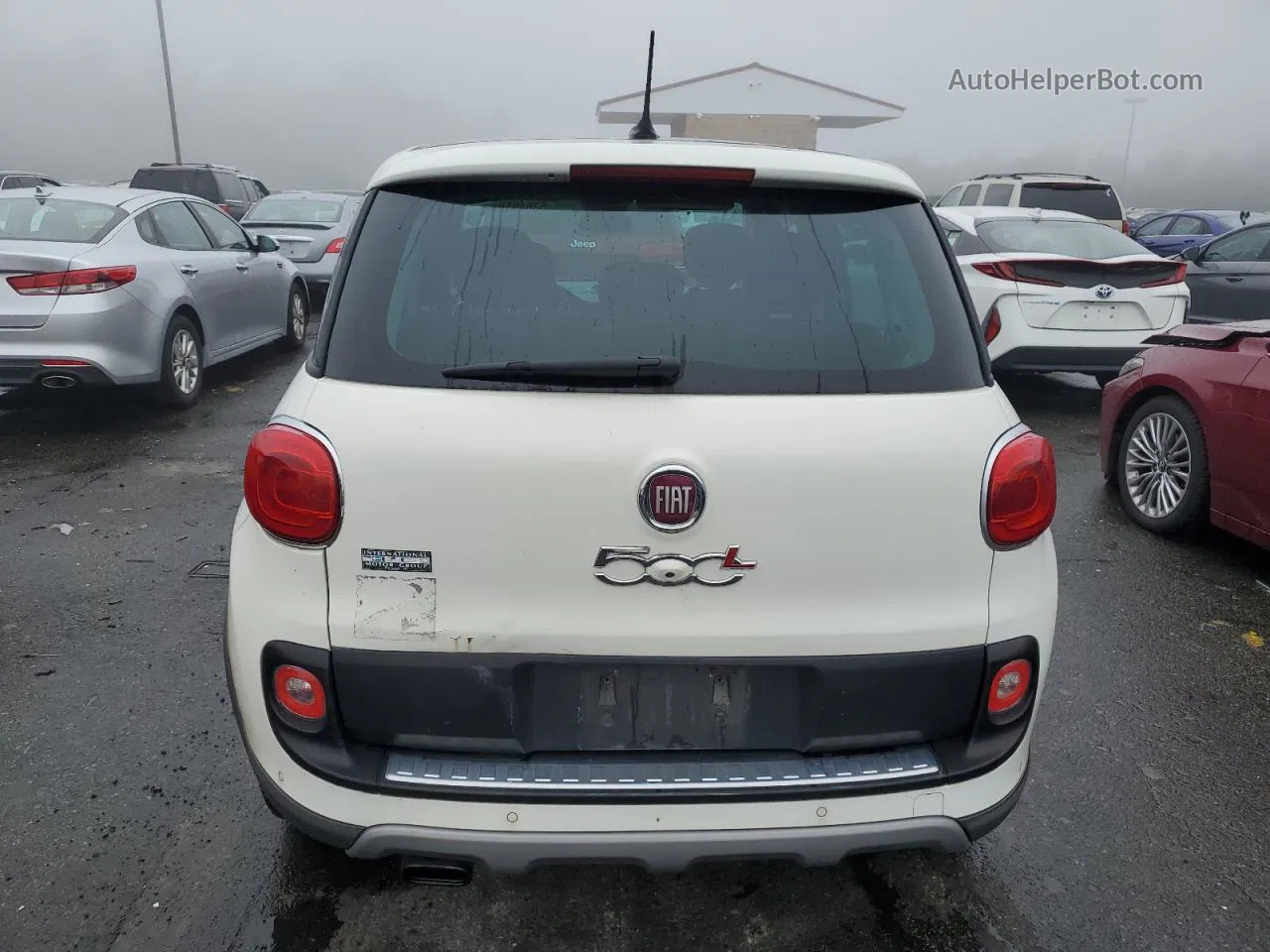 2014 Fiat 500l Trekking White vin: ZFBCFADH4EZ011655