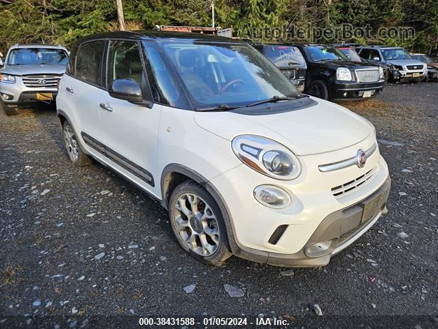 2014 Fiat 500l Trekking White vin: ZFBCFADH4EZ012238