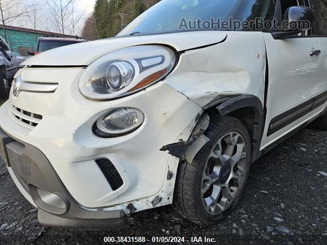 2014 Fiat 500l Trekking White vin: ZFBCFADH4EZ012238