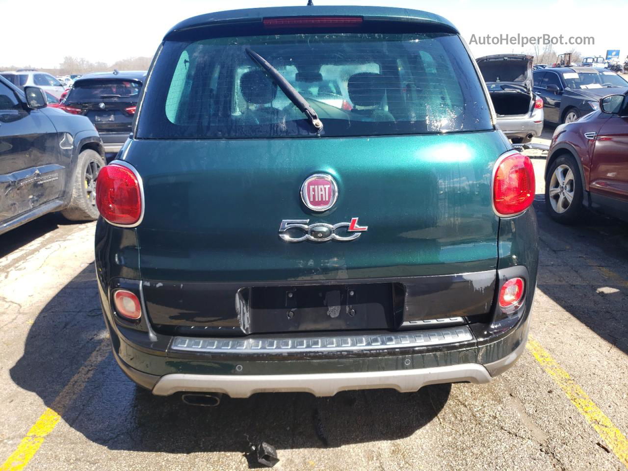 2014 Fiat 500l Trekking Зеленый vin: ZFBCFADH4EZ012272