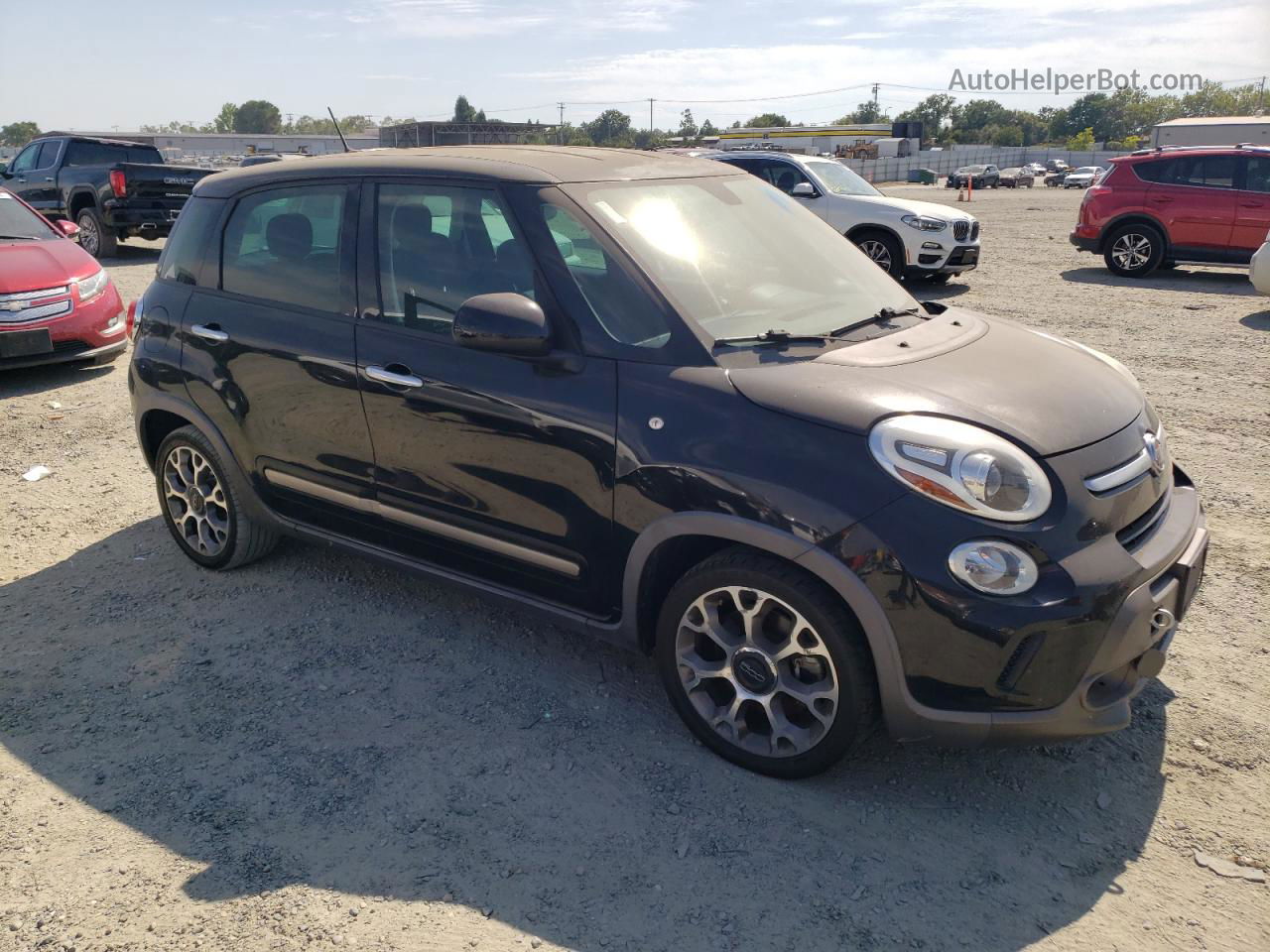 2014 Fiat 500l Trekking Black vin: ZFBCFADH4EZ016824