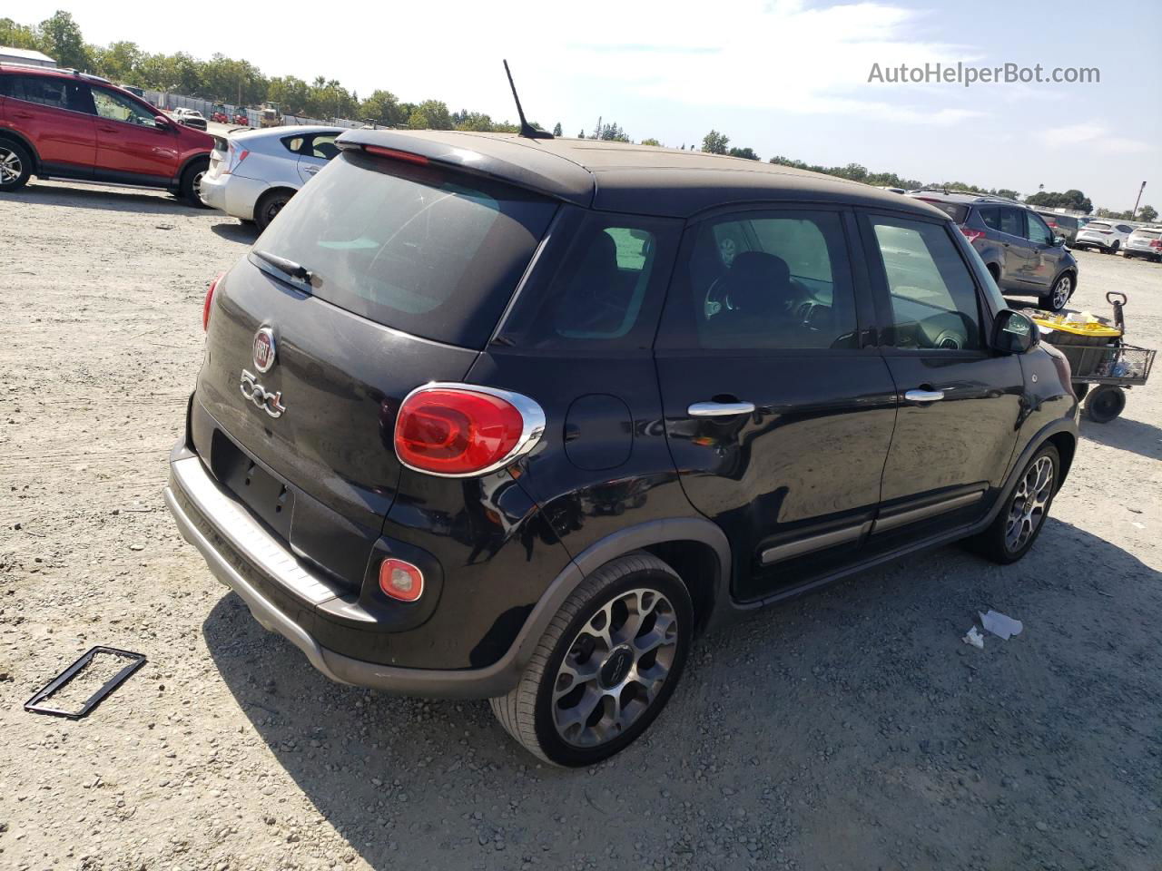 2014 Fiat 500l Trekking Black vin: ZFBCFADH4EZ016824