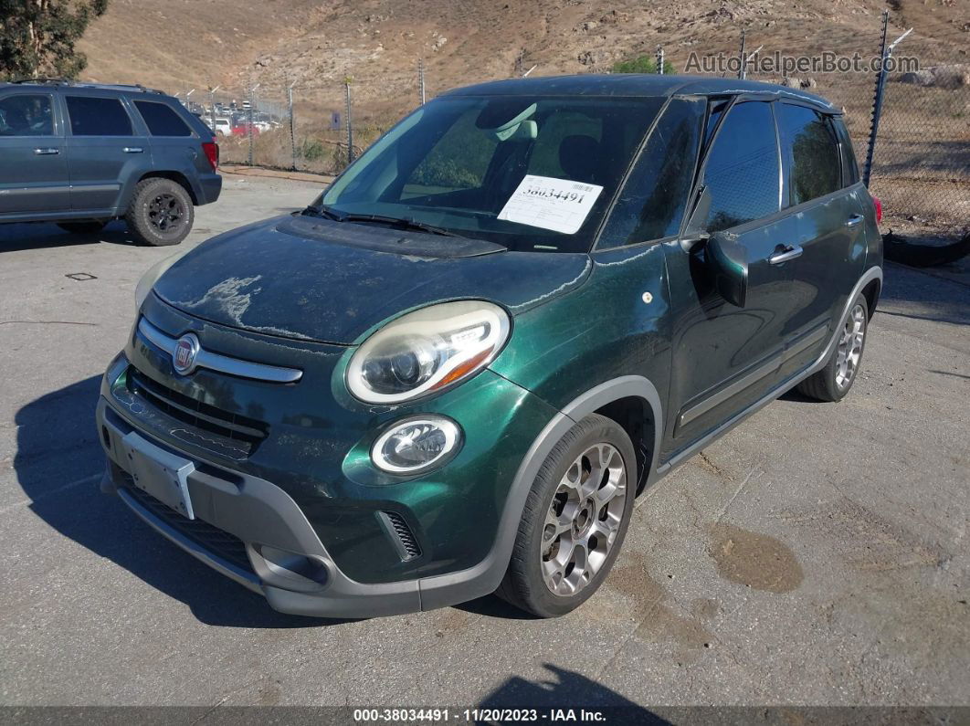 2014 Fiat 500l Trekking Green vin: ZFBCFADH4EZ018590