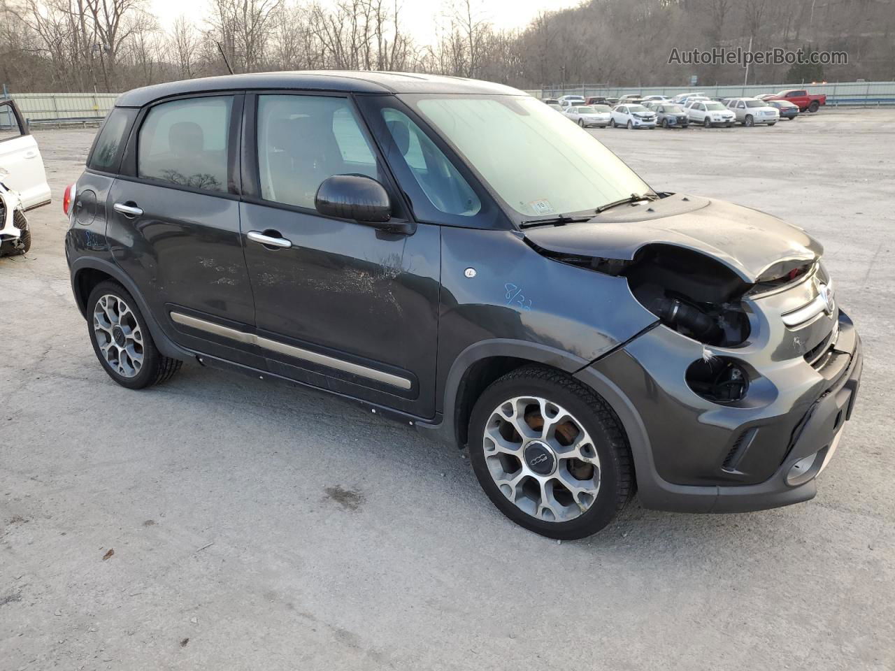 2014 Fiat 500l Trekking Charcoal vin: ZFBCFADH4EZ019416