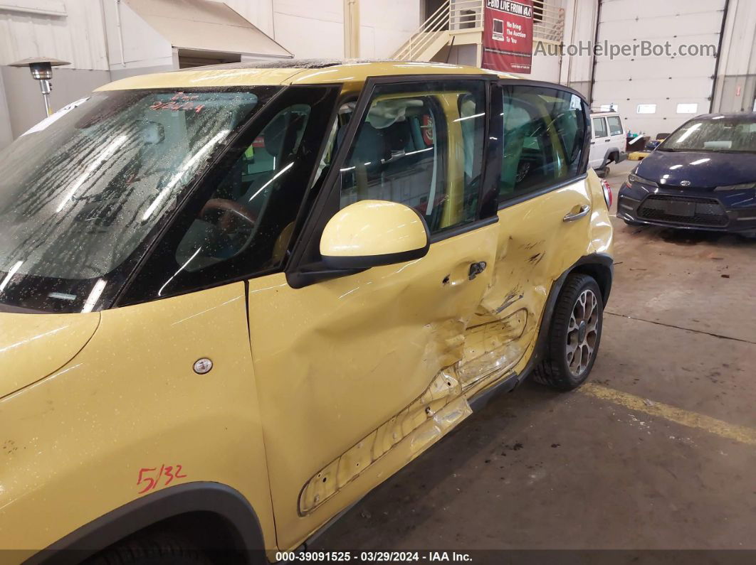 2014 Fiat 500l Trekking Желтый vin: ZFBCFADH5EZ013690