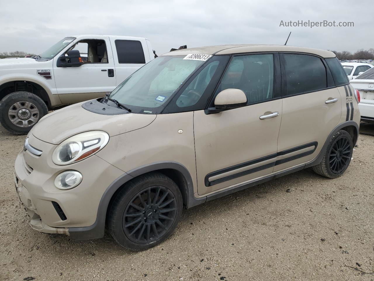 2014 Fiat 500l Trekking Tan vin: ZFBCFADH5EZ019182