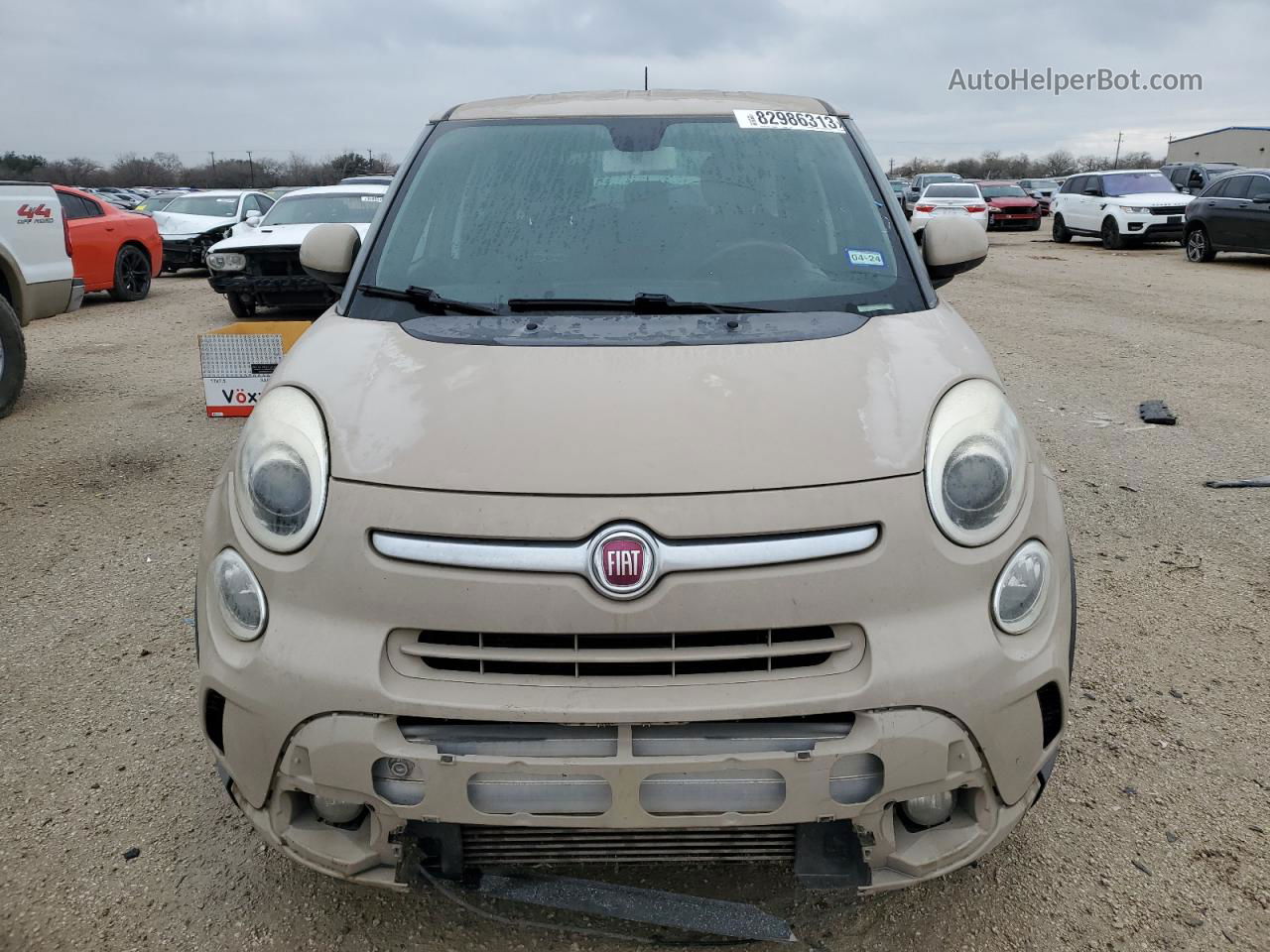 2014 Fiat 500l Trekking Tan vin: ZFBCFADH5EZ019182