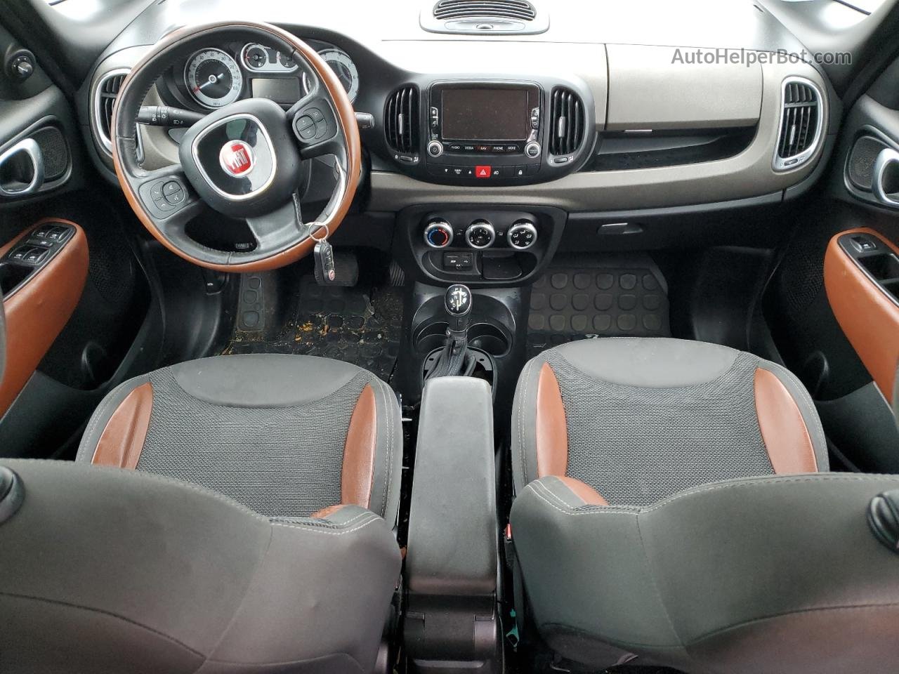 2014 Fiat 500l Trekking Tan vin: ZFBCFADH5EZ019182