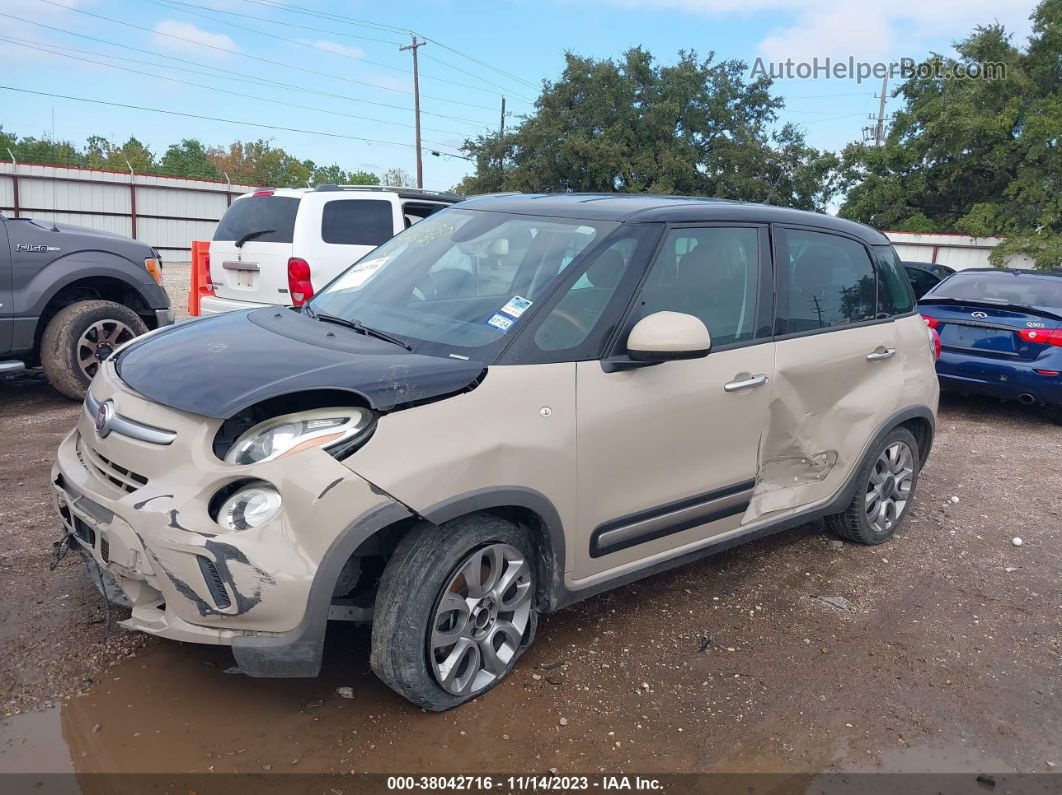 2014 Fiat 500l Trekking Tan vin: ZFBCFADH5EZ029002