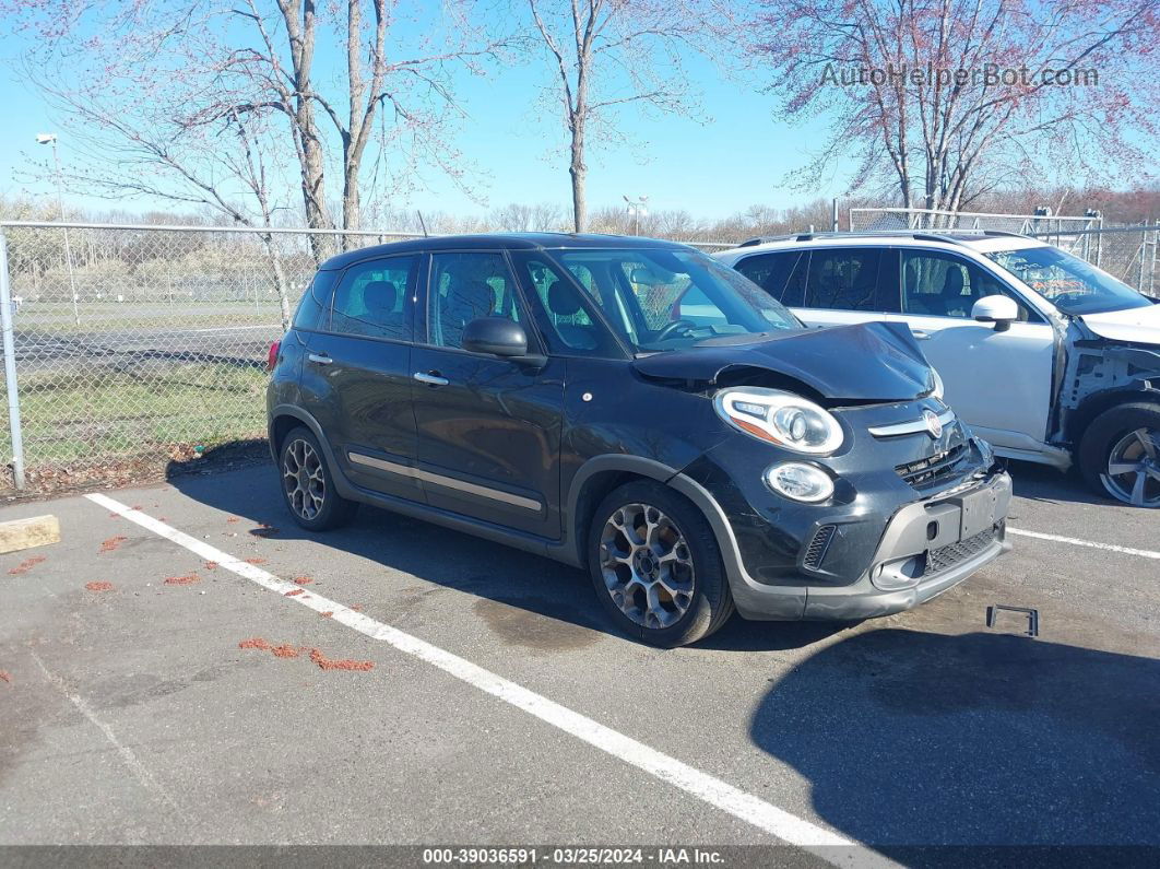 2014 Fiat 500l Trekking Black vin: ZFBCFADH6EZ006490