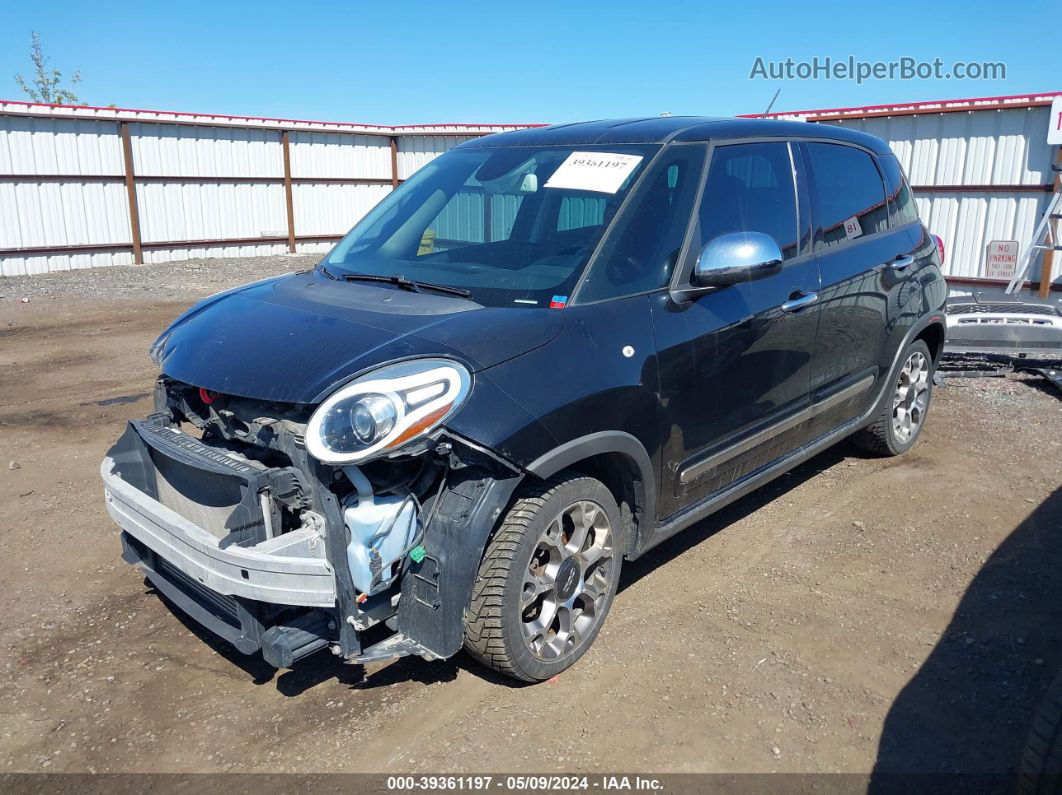 2014 Fiat 500l Trekking Black vin: ZFBCFADH6EZ006554