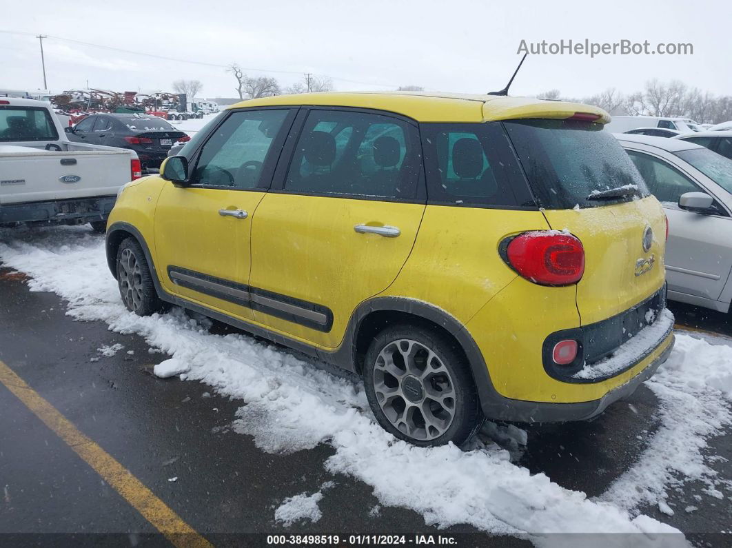 2014 Fiat 500l Trekking Желтый vin: ZFBCFADH6EZ013746