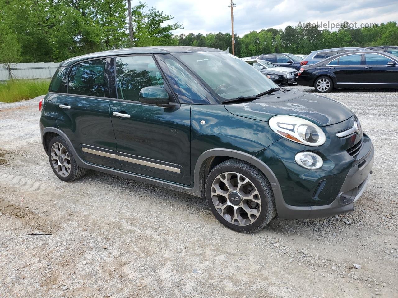 2014 Fiat 500l Trekking Зеленый vin: ZFBCFADH6EZ021135