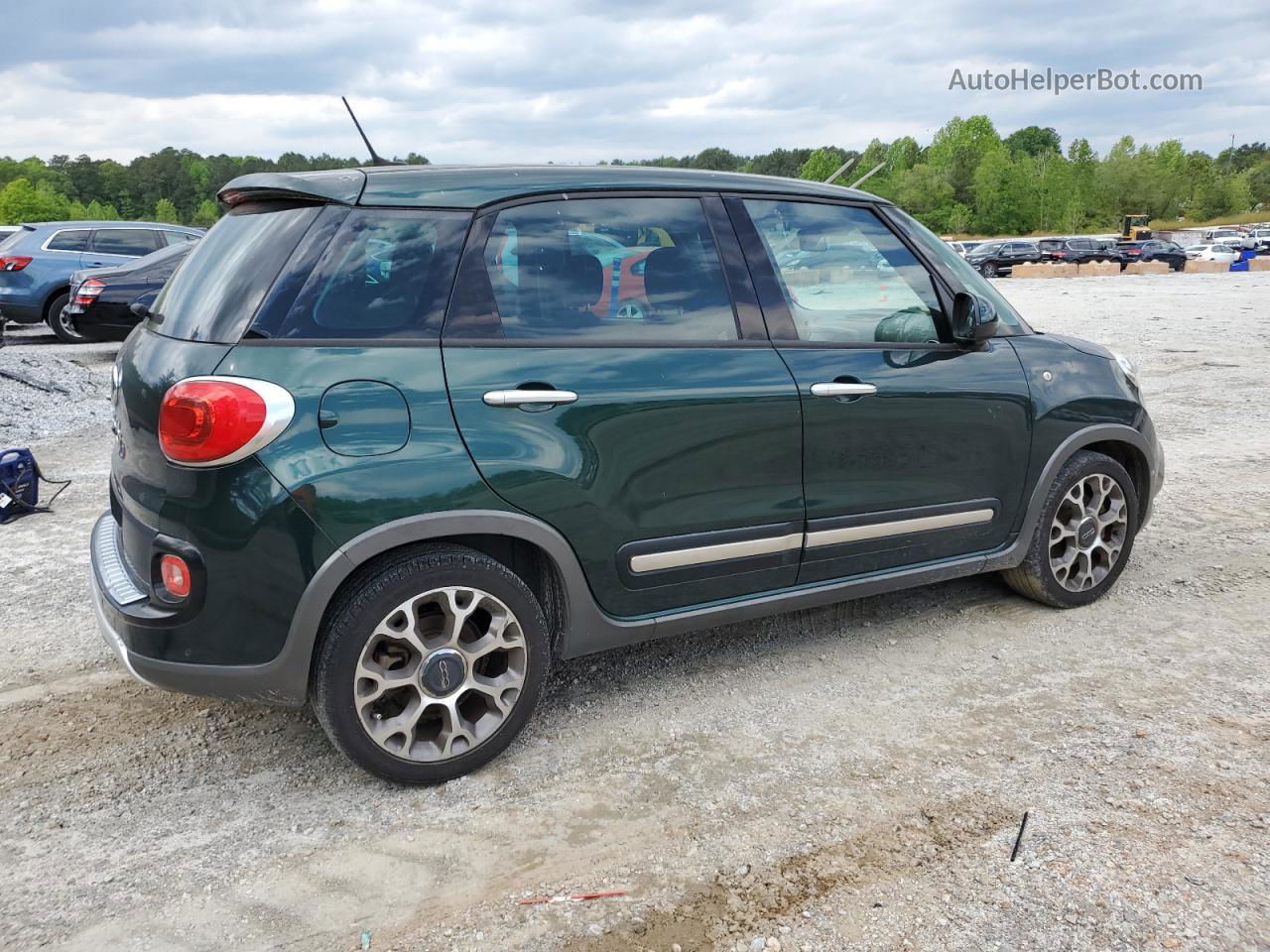 2014 Fiat 500l Trekking Зеленый vin: ZFBCFADH6EZ021135