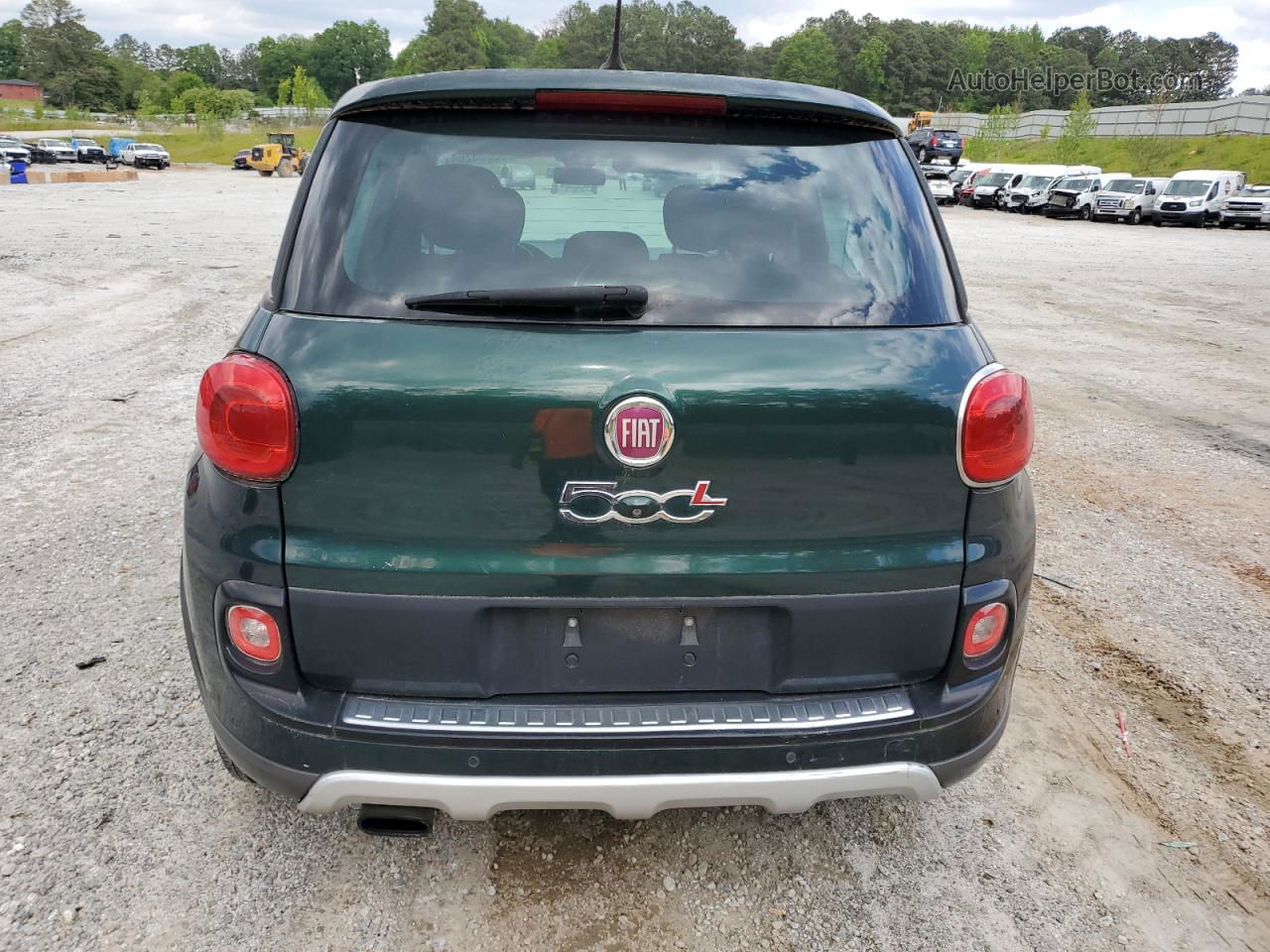 2014 Fiat 500l Trekking Зеленый vin: ZFBCFADH6EZ021135