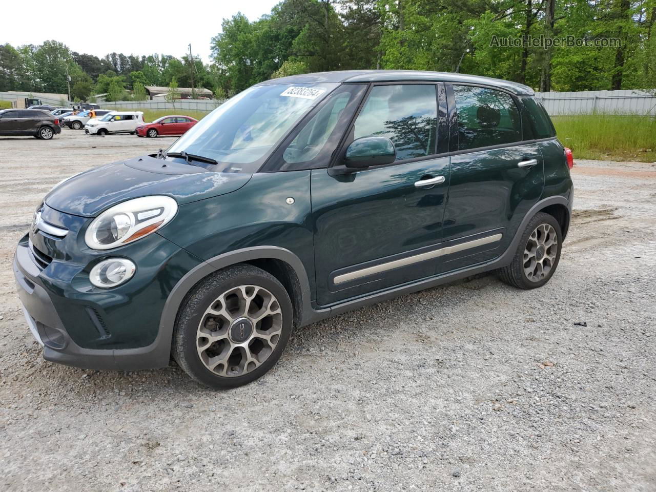 2014 Fiat 500l Trekking Зеленый vin: ZFBCFADH6EZ021135