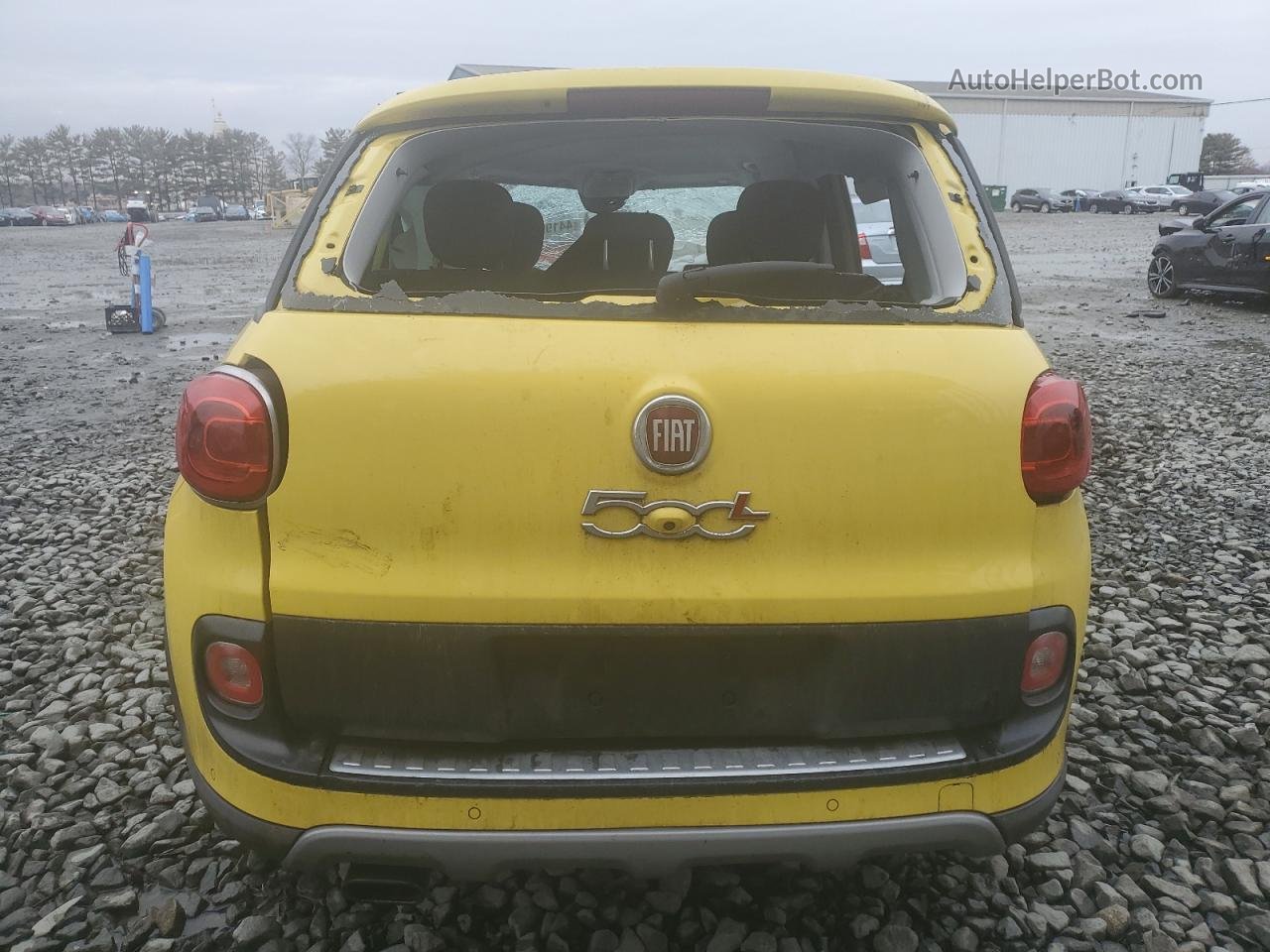2014 Fiat 500l Trekking Yellow vin: ZFBCFADH6EZ021510