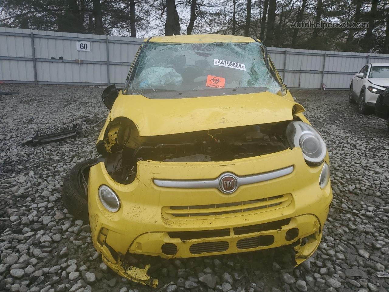 2014 Fiat 500l Trekking Yellow vin: ZFBCFADH6EZ021510