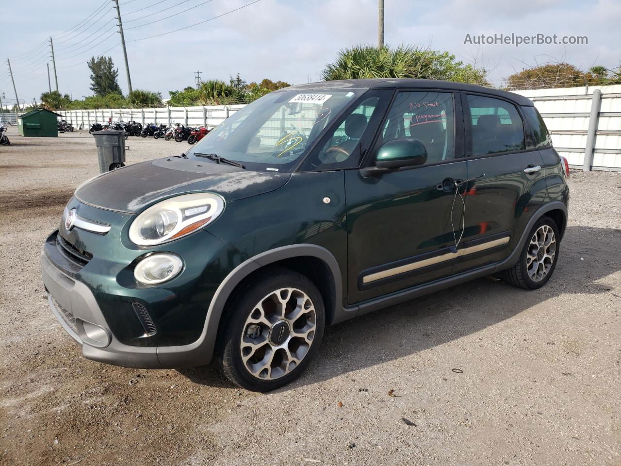 2014 Fiat 500l Trekking Зеленый vin: ZFBCFADH6EZ023385