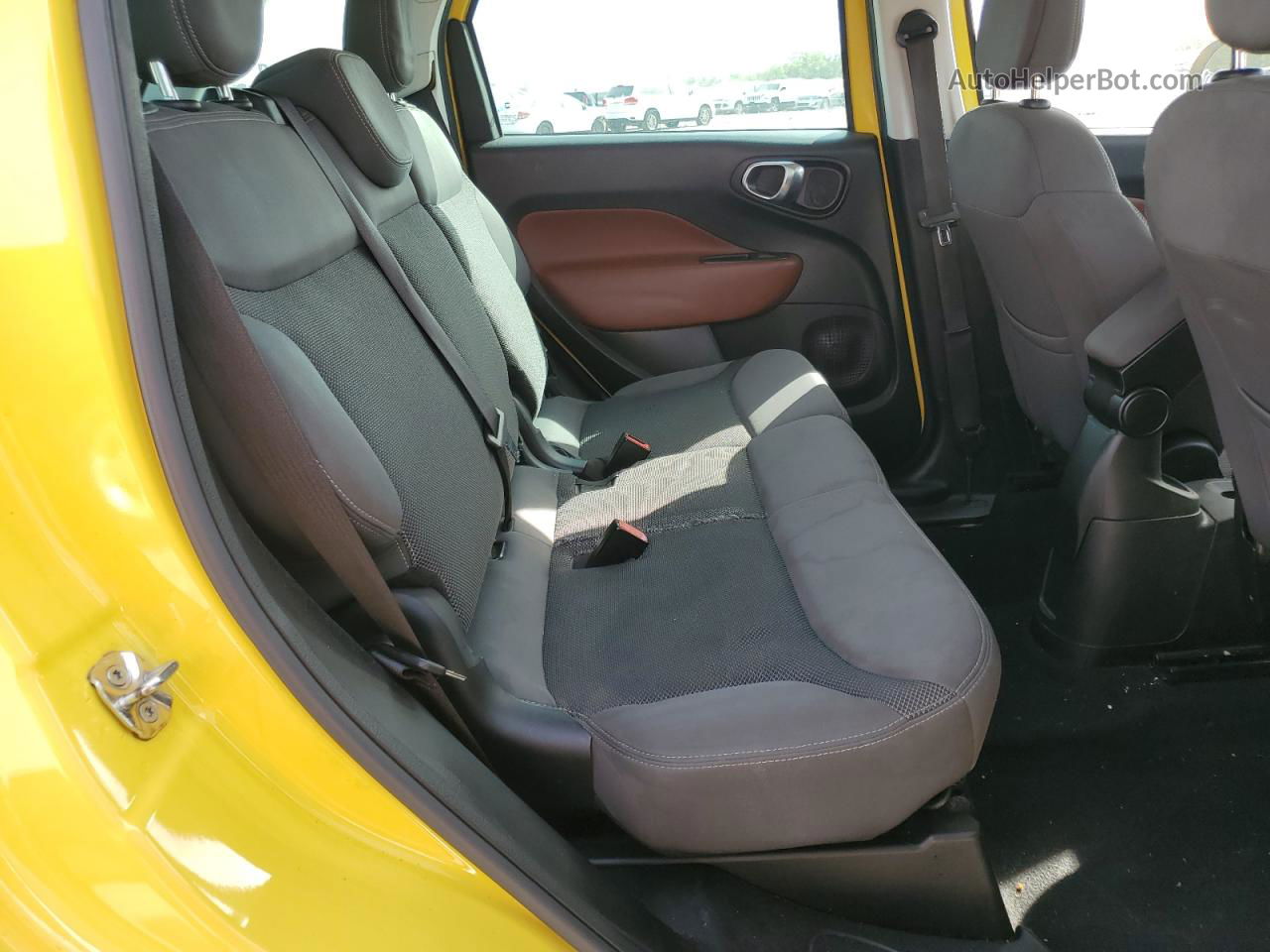 2014 Fiat 500l Trekking Yellow vin: ZFBCFADH7EZ003758