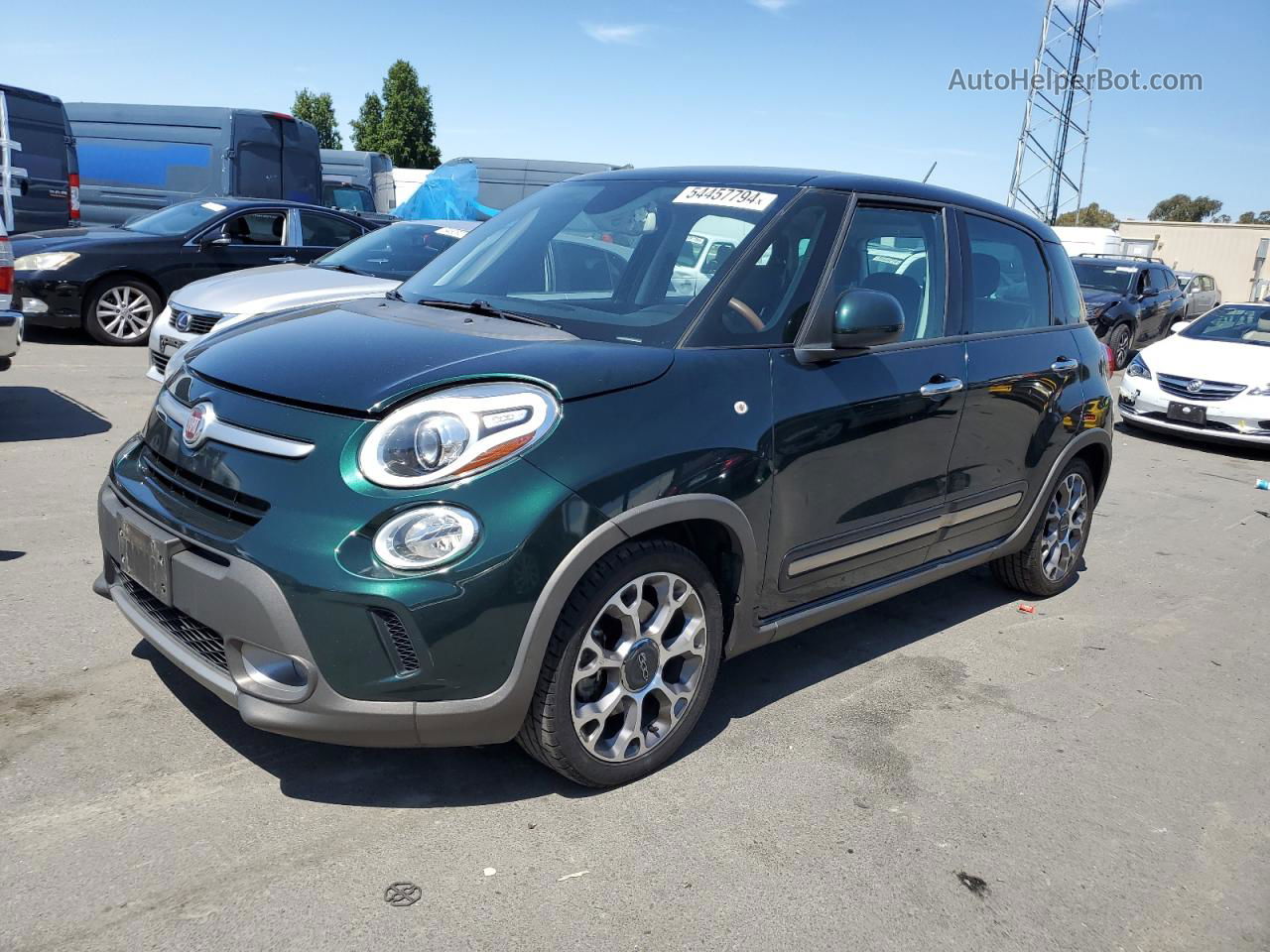 2014 Fiat 500l Trekking Green vin: ZFBCFADH8EZ006197