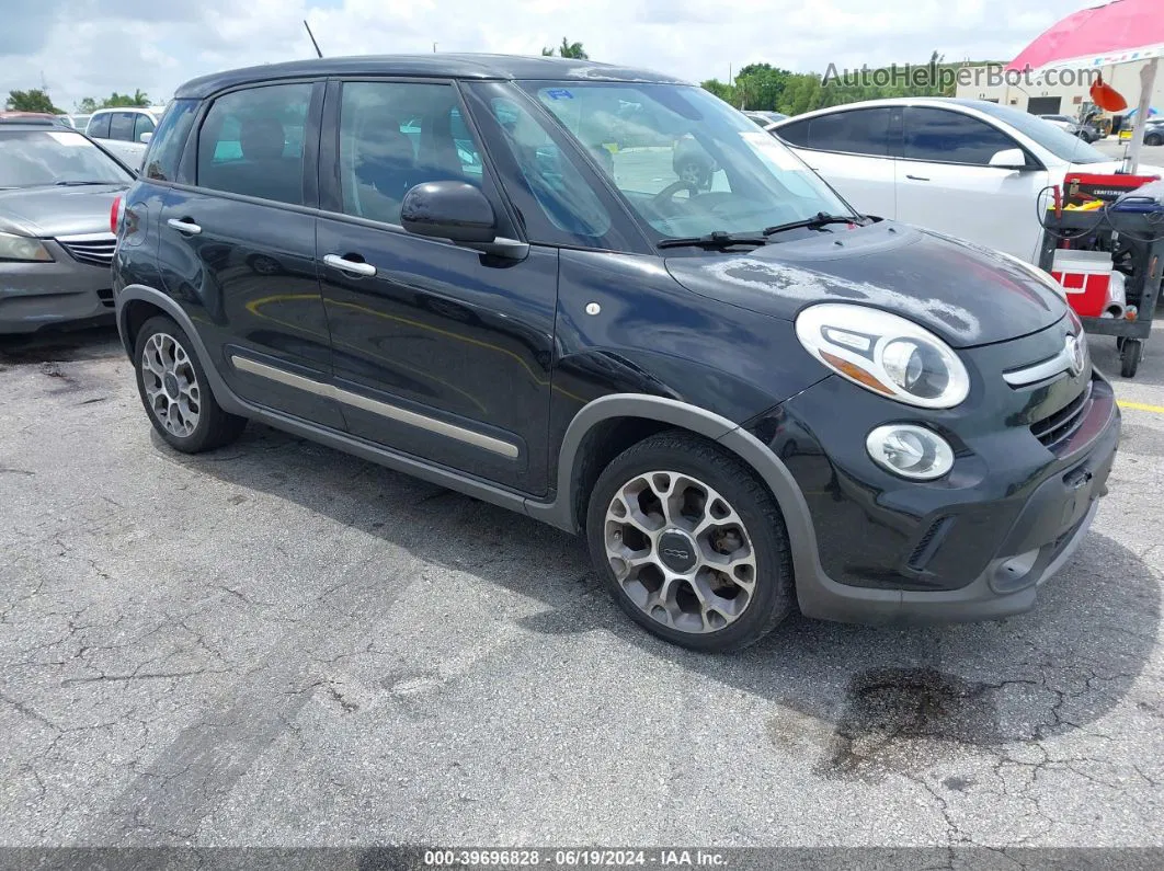 2014 Fiat 500l Trekking Black vin: ZFBCFADH8EZ009908