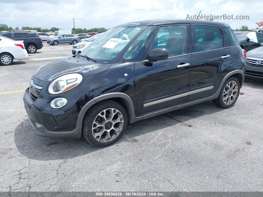 2014 Fiat 500l Trekking Черный vin: ZFBCFADH8EZ009908