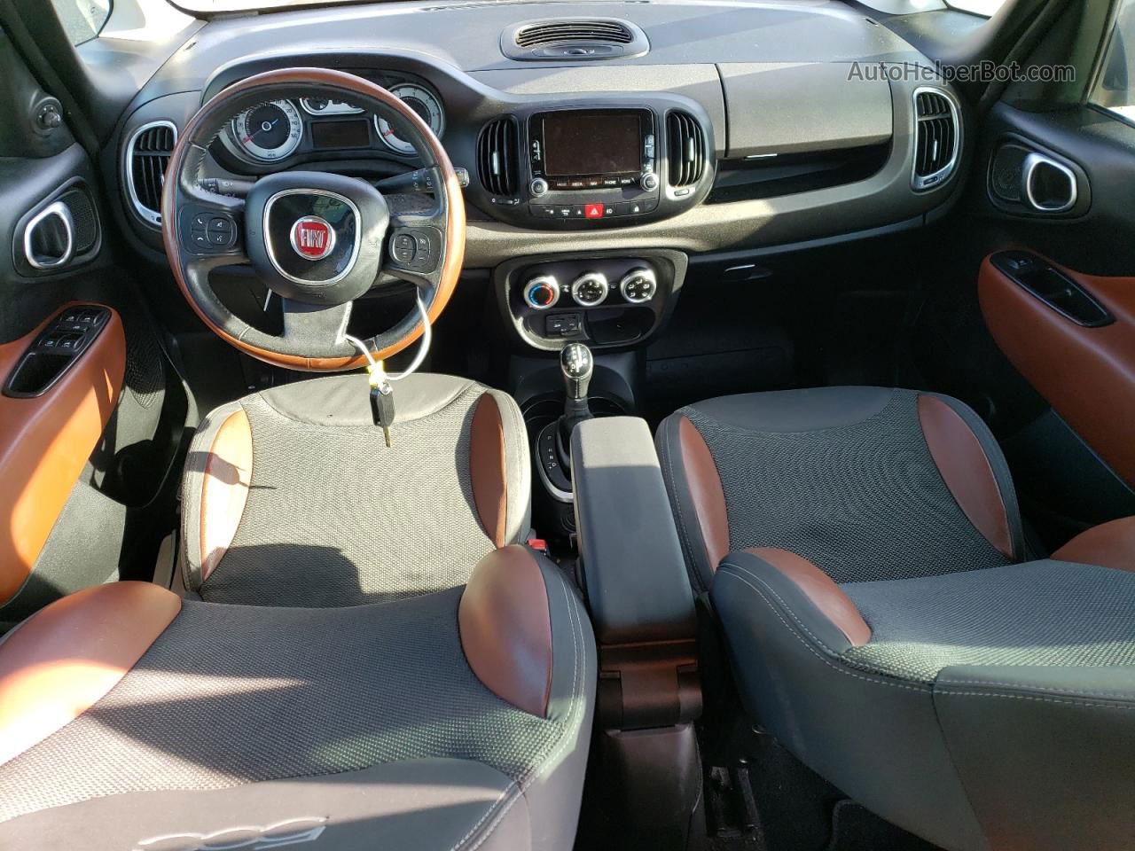 2014 Fiat 500l Trekking Зеленый vin: ZFBCFADH8EZ014817