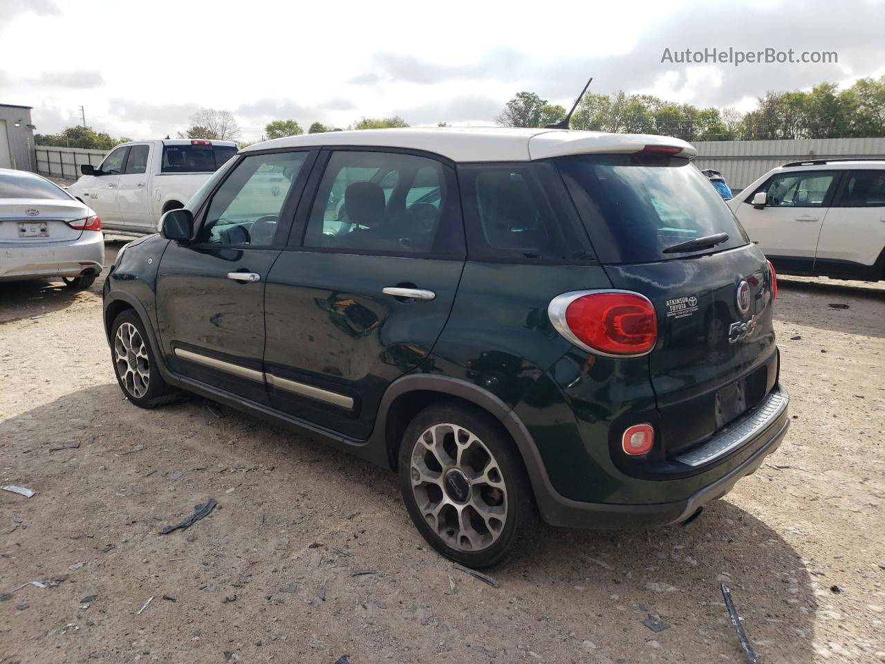 2014 Fiat 500l Trekking Зеленый vin: ZFBCFADH9EZ006886