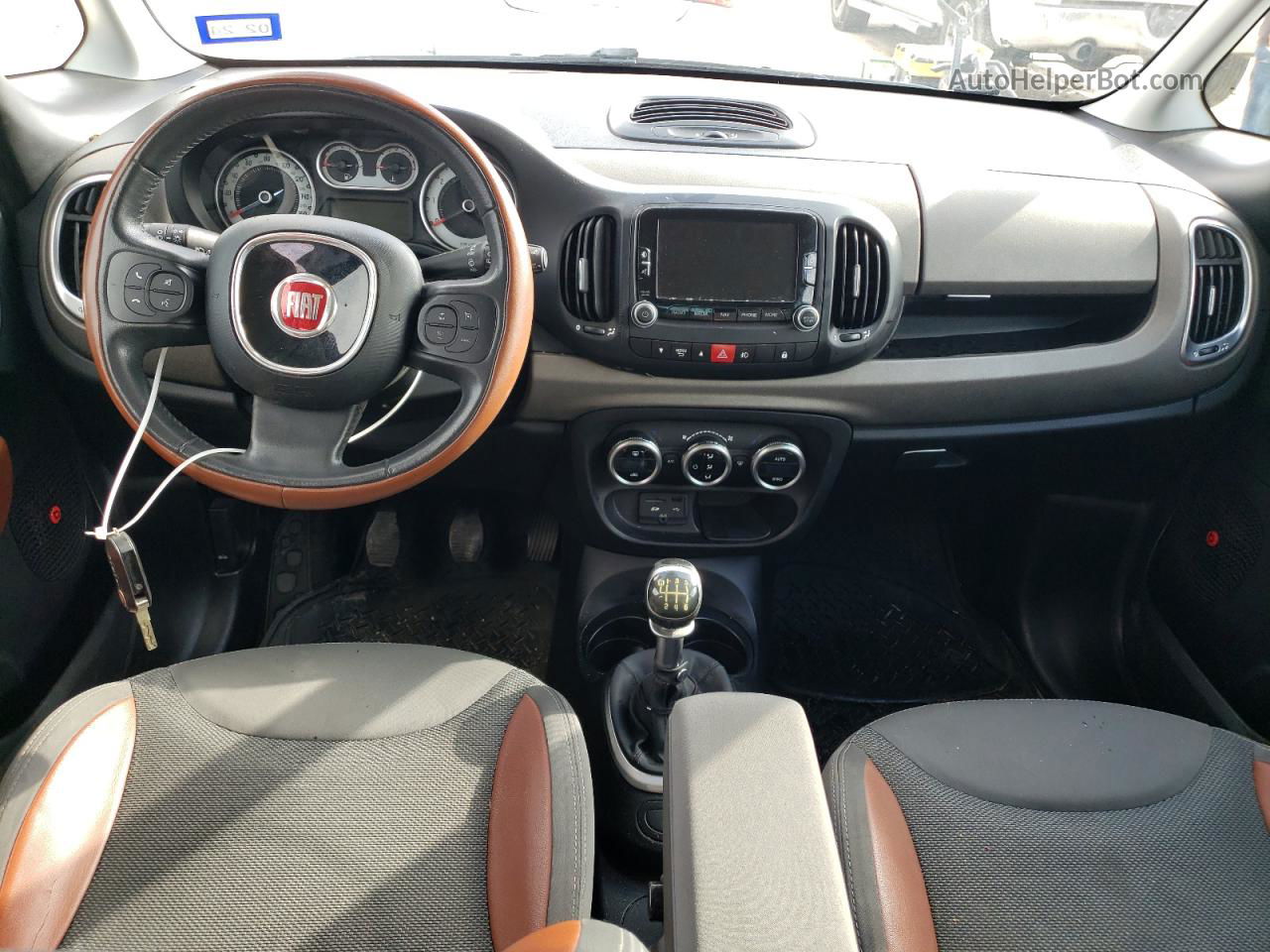 2014 Fiat 500l Trekking Зеленый vin: ZFBCFADH9EZ006886