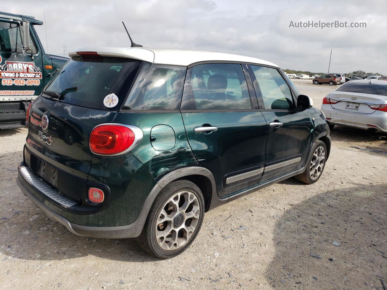 2014 Fiat 500l Trekking Зеленый vin: ZFBCFADH9EZ006886