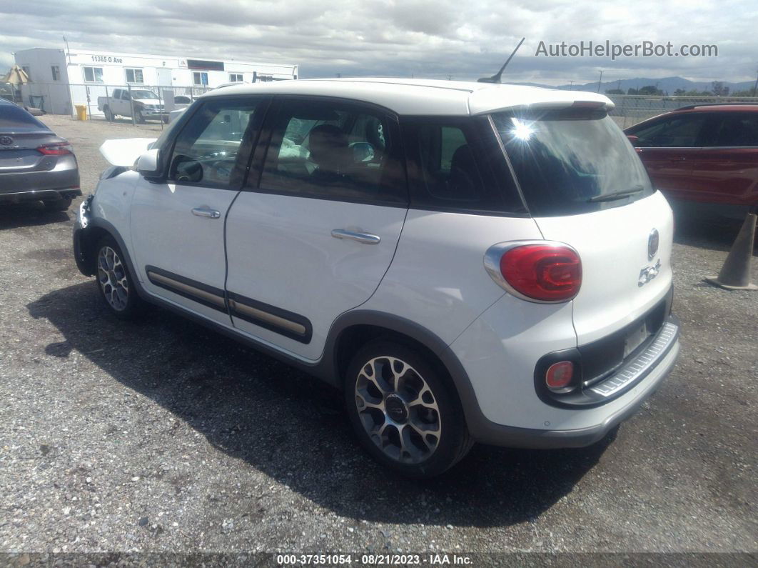 2014 Fiat 500l Trekking White vin: ZFBCFADH9EZ010307