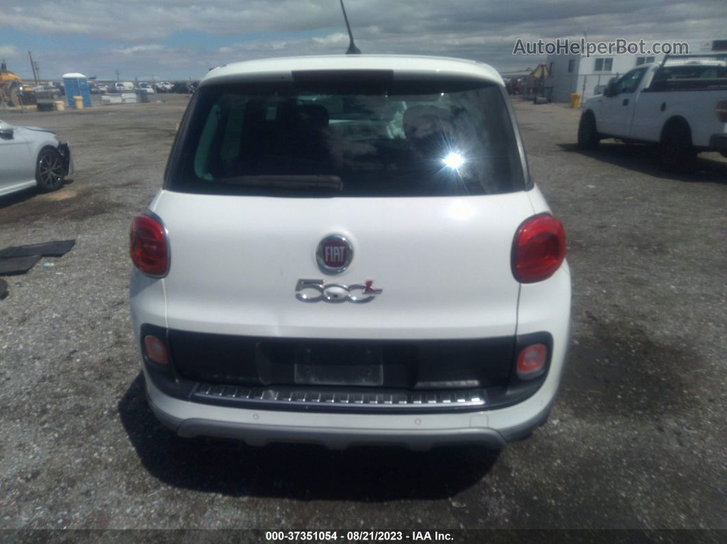 2014 Fiat 500l Trekking White vin: ZFBCFADH9EZ010307