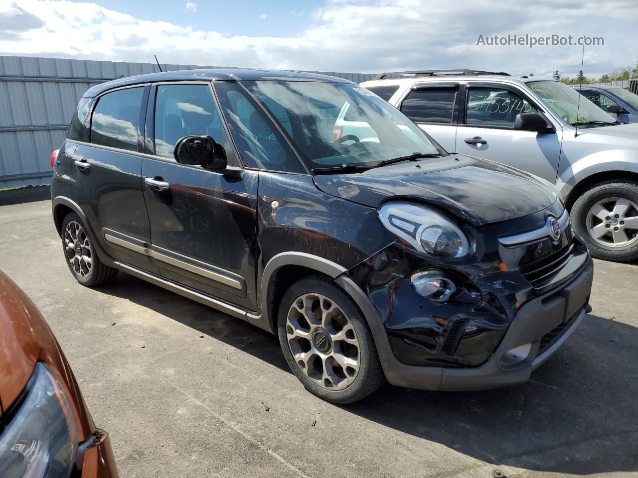 2014 Fiat 500l Trekking Black vin: ZFBCFADH9EZ010663