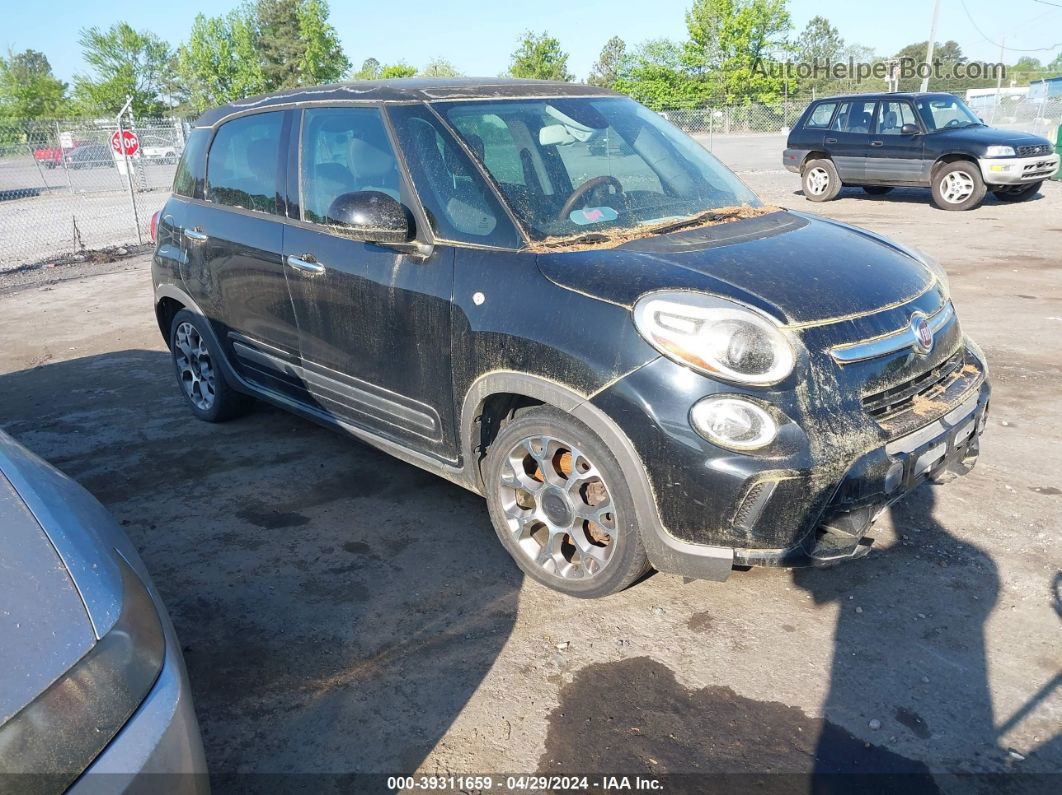 2014 Fiat 500l Trekking Черный vin: ZFBCFADH9EZ012090