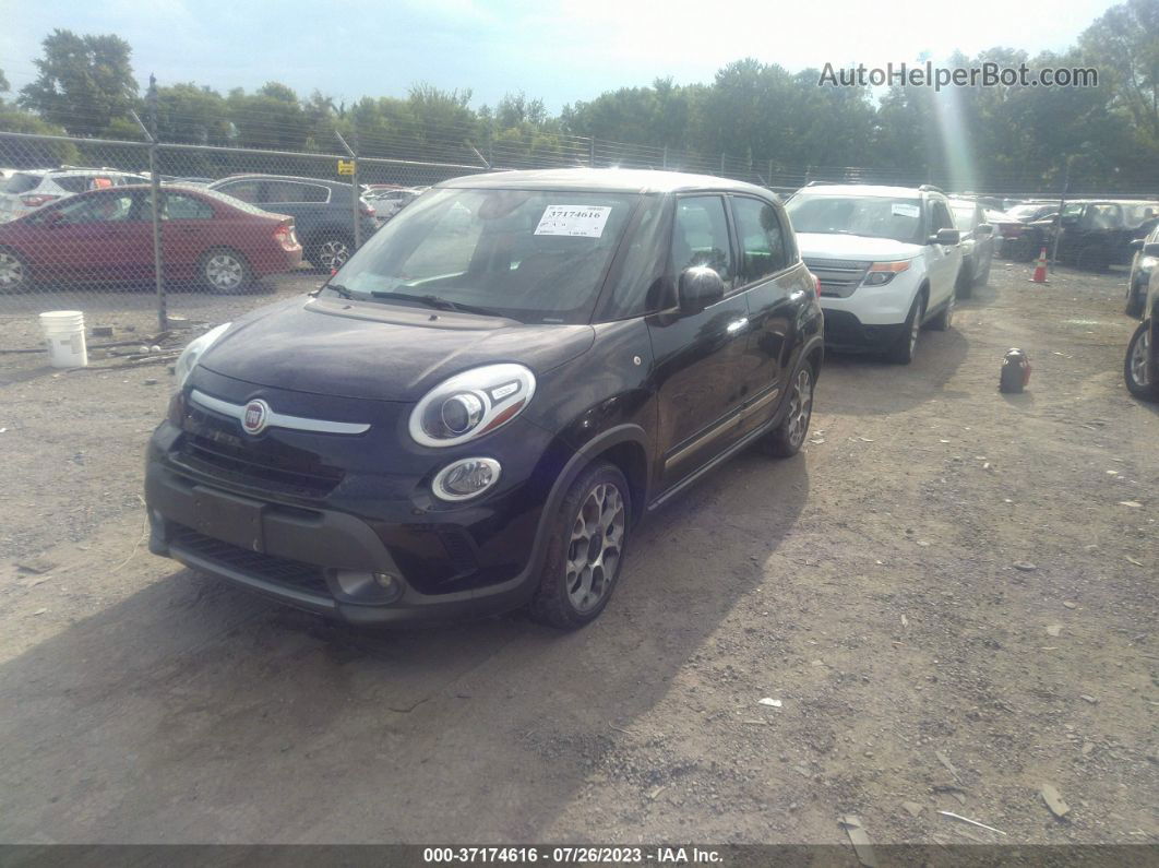 2014 Fiat 500l Trekking Black vin: ZFBCFADH9EZ017029