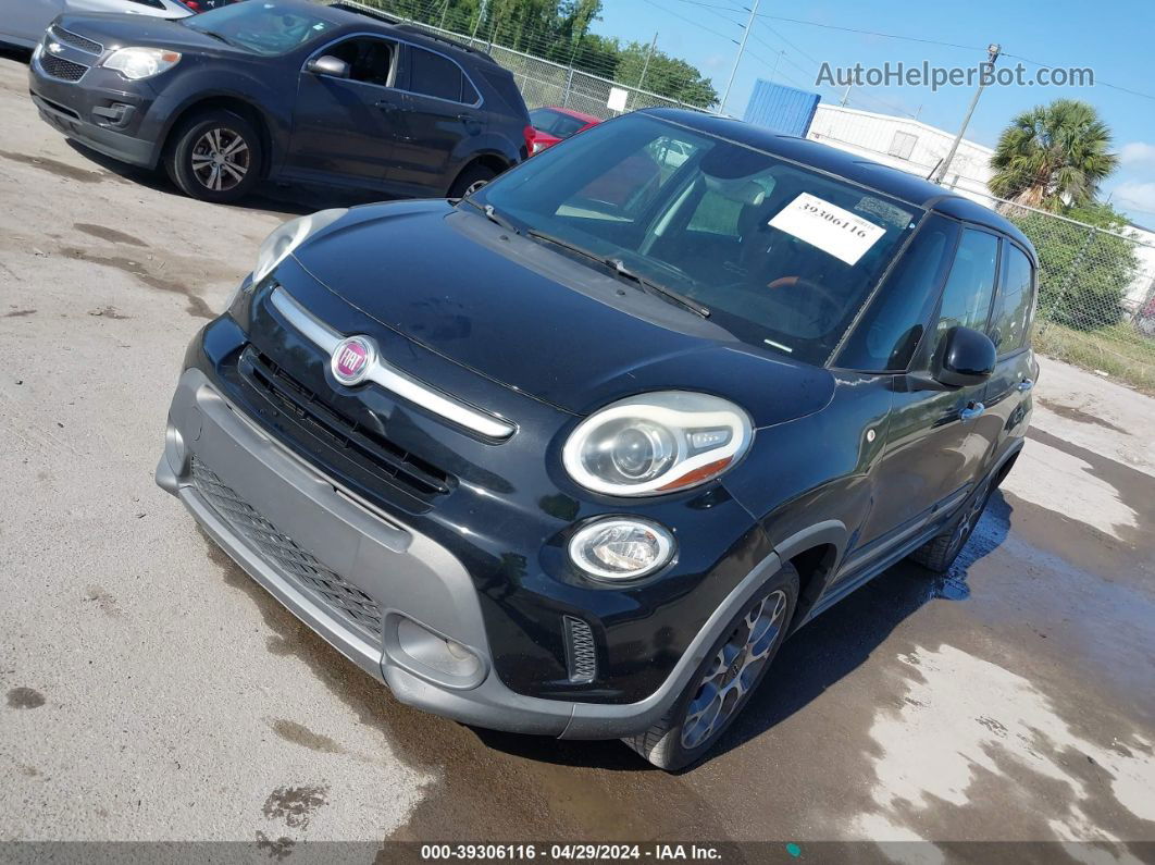 2014 Fiat 500l Trekking Black vin: ZFBCFADHXEZ021106