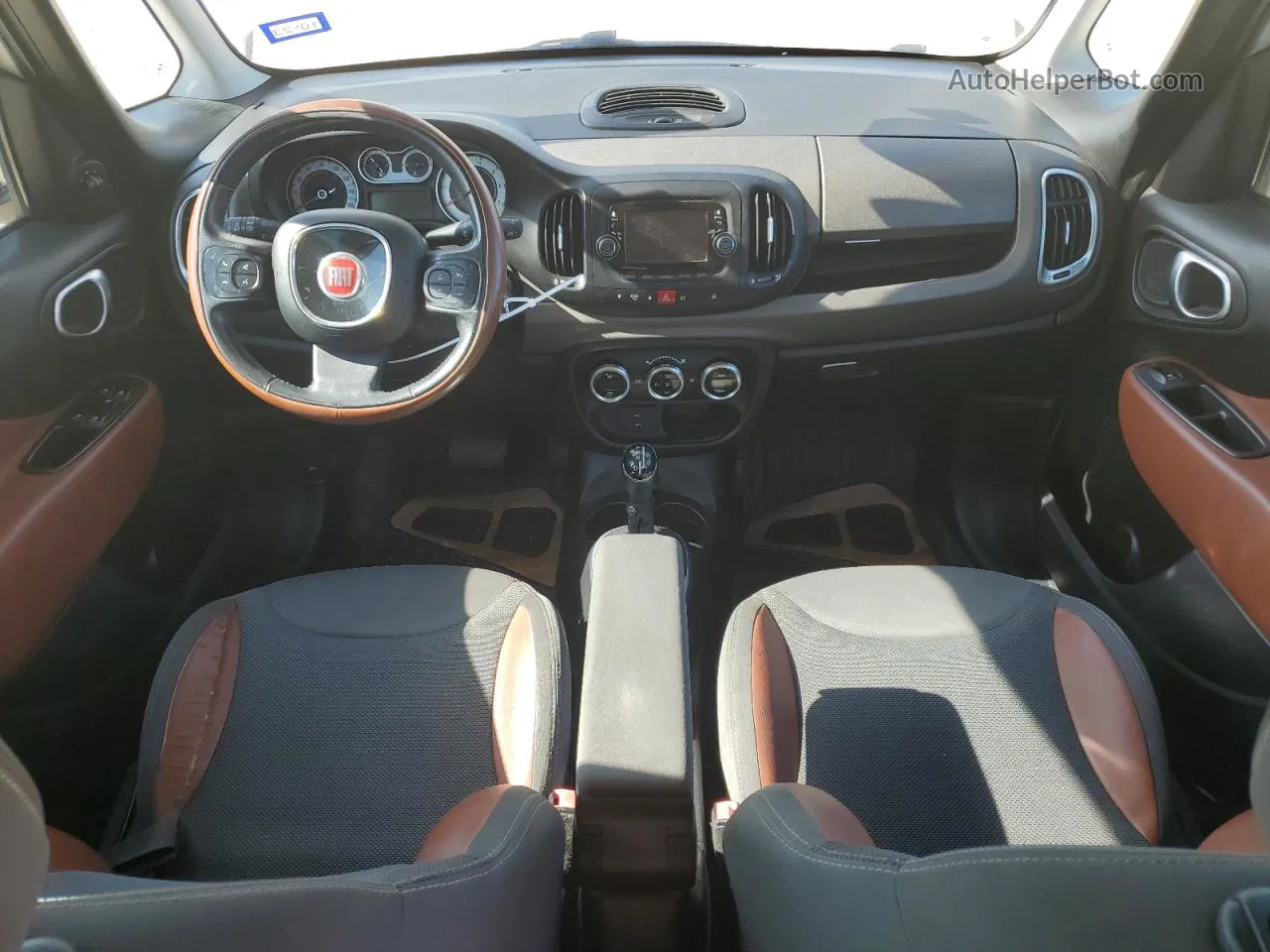 2014 Fiat 500l Trekking Белый vin: ZFBCFADHXEZ029397