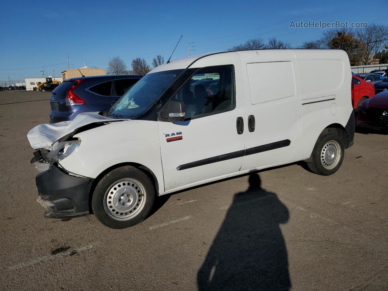 2017 Ram Promaster City  White vin: ZFBERFAB1H6E18578