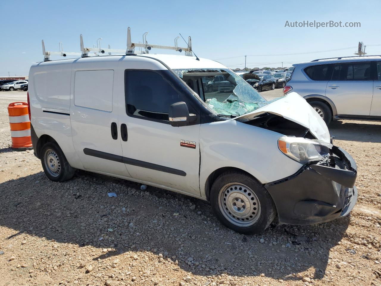 2017 Ram Promaster City  White vin: ZFBERFAB1H6E48213